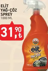 TARIM KREDİ ELİT YAĞ-ÇÖZ SPREY 1000 ML TARIM KREDİ ELİT YAĞ-ÇÖZ SPREY 1000 ML